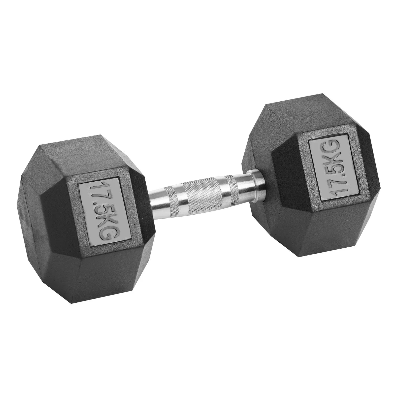 🏋️‍♂️ Mancuernas Hexagonales de Caucho AlphaGear – Entrenamiento de Fuerza Profesional (2,5 kg a 25 kg) ⚡