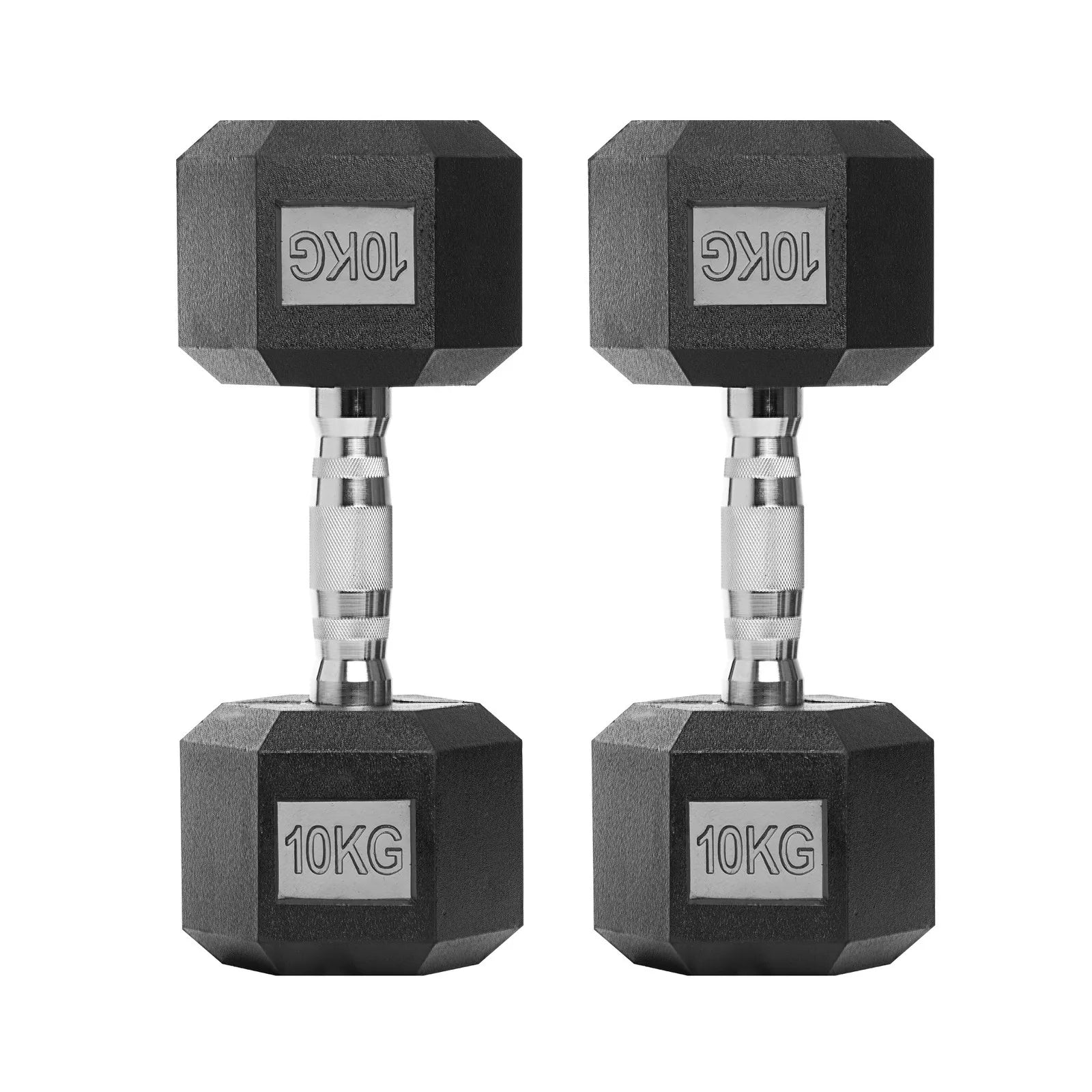 🏋️‍♂️ Mancuernas Hexagonales de Caucho AlphaGear – Entrenamiento de Fuerza Profesional (2,5 kg a 25 kg) ⚡