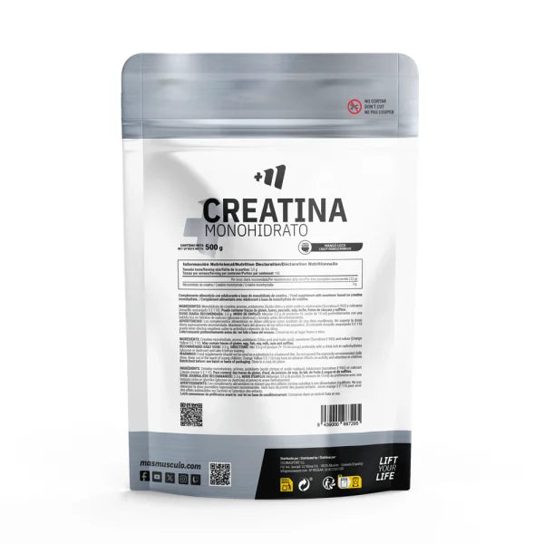 🌱 Creatina Monohidrato Micronizada 500g - AlphaPower 🥤