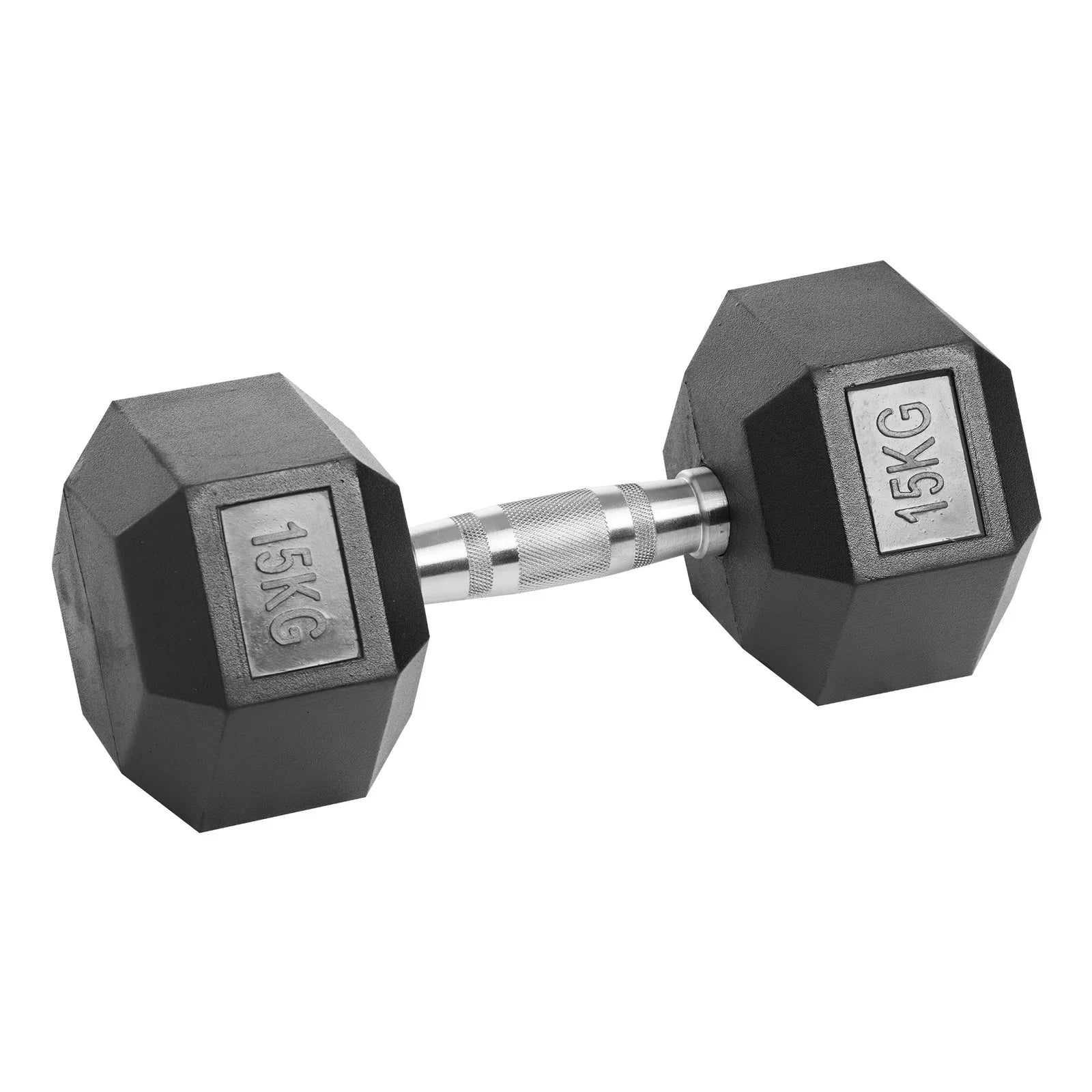 🏋️‍♂️ Mancuernas Hexagonales de Caucho AlphaGear – Entrenamiento de Fuerza Profesional (2,5 kg a 25 kg) ⚡