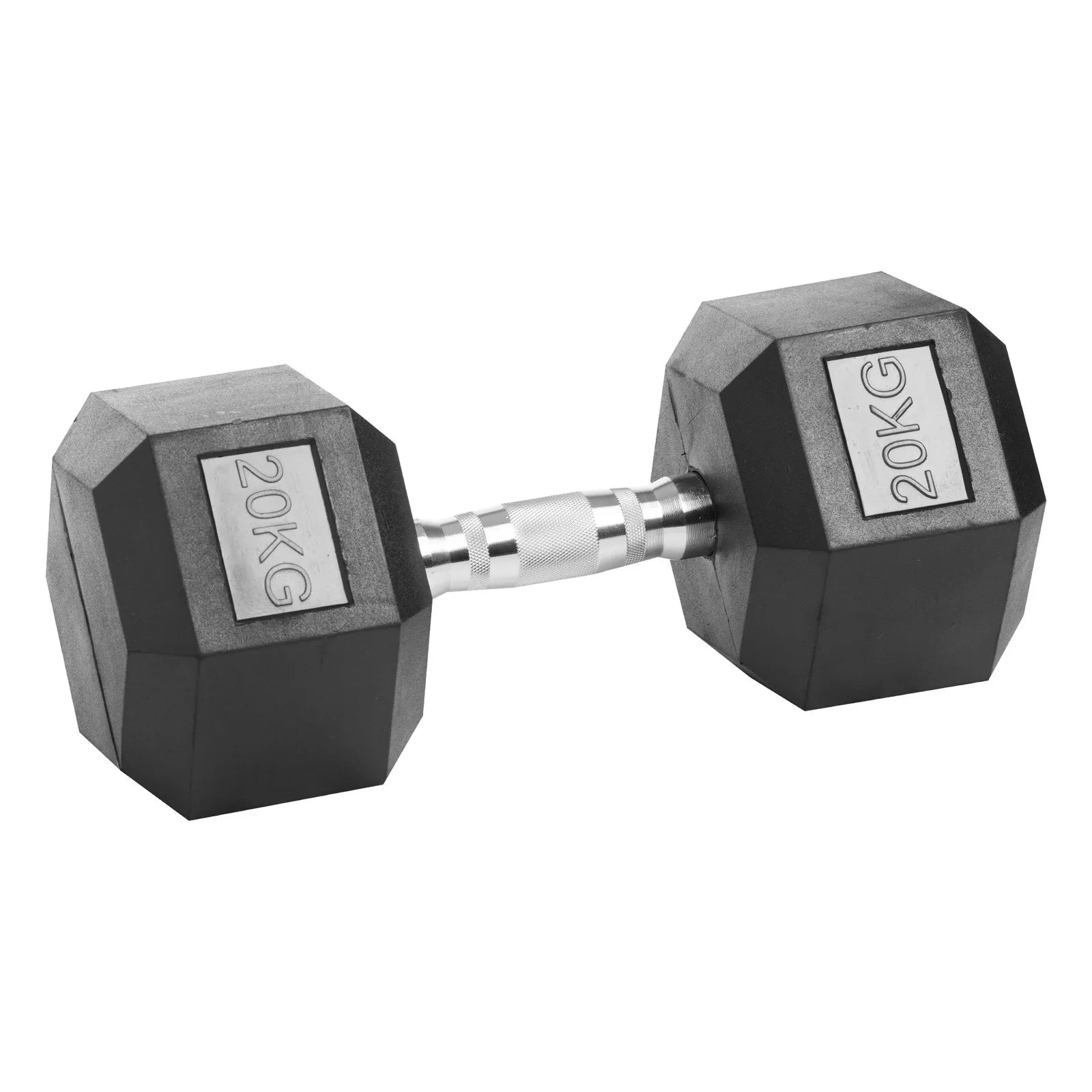 🏋️‍♂️ Mancuernas Hexagonales de Caucho AlphaGear – Entrenamiento de Fuerza Profesional (2,5 kg a 25 kg) ⚡